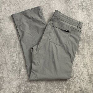prAna Pants Mens 40x31” Gray Stretch Zion Quick Dry Hiking Nylon Cargo Outdoor